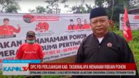 PDIP Kabupaten Tasikmalaya Menanam Pohon di Jalan Cisinga