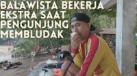 Pengunjung Membludak, Balawista Bekerja Ekstra