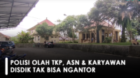 Polisi Olah TKP, ASN Dan Karyawan DISDIK Tak Bisa Ngantor