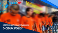 8 Tersangka Pelaku Ranmor Diciduk polisi