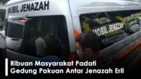 Ribuan Masyarakat Padati Gedung Pakuan Antar Jenazah Eril
