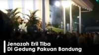 Jenazah Eril Tiba Di Gedung Pakuan Bandung