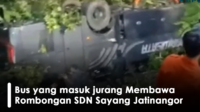 Bus yang masuk jurang Membawa Rombongan SDN Sayang Jatinangor