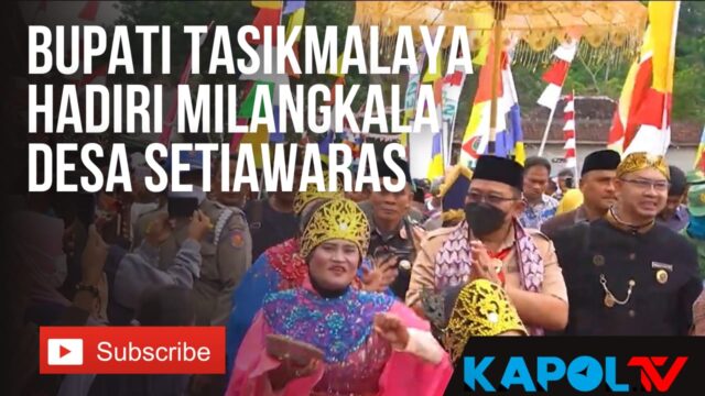 bupati hadir milangkala desa setiawaras