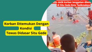 Detik-detik Korban Tenggelam Ditemukan Tim SAR di Situ Gede Kota Tasikmalaya