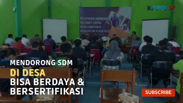 pelatihan jaringan internet serta keselematan dan kesehatan kerja
