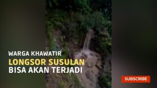 Longsor Pamijahan, Rumah Kusnadi di Panyalahan Ikut Terancam