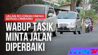 Sebelum Diperiksa BPK, Wabup Tasik Minta Jalan Bojongkoneng Diperbaik