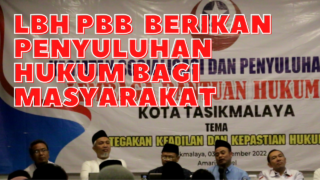 LBH PBB Edukasi  Masyrakat Tentang Hukum Dari Berbagi Aspek