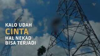 Aksi Wanita Muda Nekad Naik Tower Listrik, Motifnya Gagal Nikah