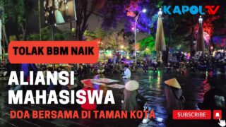 Tolak Kenaikan BBM, Aliansi September Kelabu  Doa Bersama Di Taman Kota