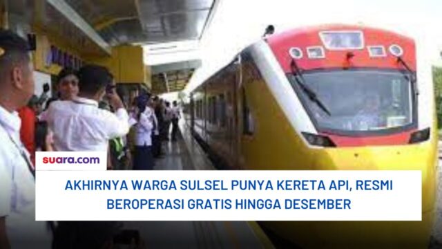 Sulsel Punya Kereta Api