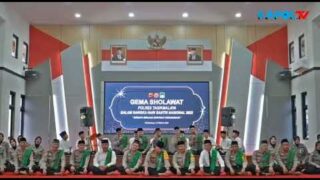 Gemuruh Selawat Menggema di Polres Tasikmalaya Peringati Hari Santri