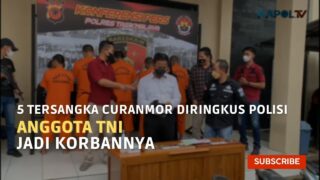 5 Tersangka Curanmor Diringkus Polisi, Anggota Tni Jadi Korbannya