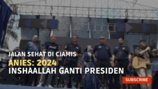 Jalan Sehat Di Ciamis, Anies: 2024 Inshaallah Ganti Presiden