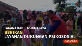 Tagana Kab. Tasikmalaya Berikan Layanan Dukungan Psikososial