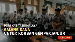 PGRI Kab Tasikmalaya Galang Dana Untuk Korban Bencana Cianjur