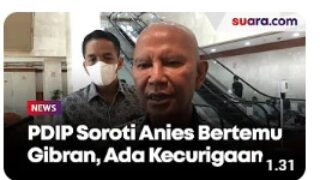 Dicurigai Ingin Pecah Belah Partai, PDIP Soroti Anies Betemu Gibran