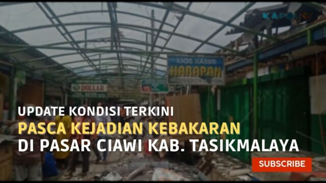 Pasar Ciawi Pasca Kebakaran