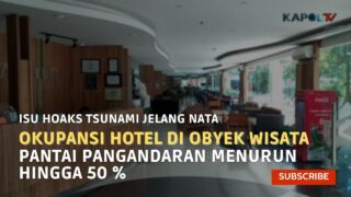 Isu Hoaks tsunami jelang nataru, okupansi hotel di obyek wisata pantai Pangandaran menurun hingga 50 persen
