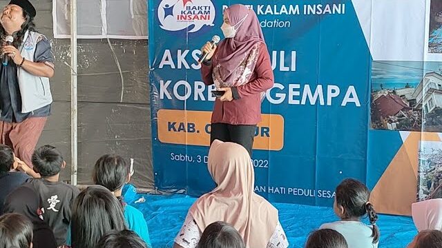 Trauma Healing Anak - anak Korban Gempa Cianjur