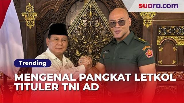 Mengenal Pangkat Letkol Tituler TNI AD
