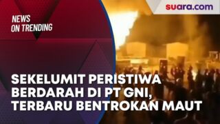 Sekelumit Peristiwa Berdarah di PT GNI, dari Seleb TikTok Terbakar sampai Bentrok Maut WNA WNI