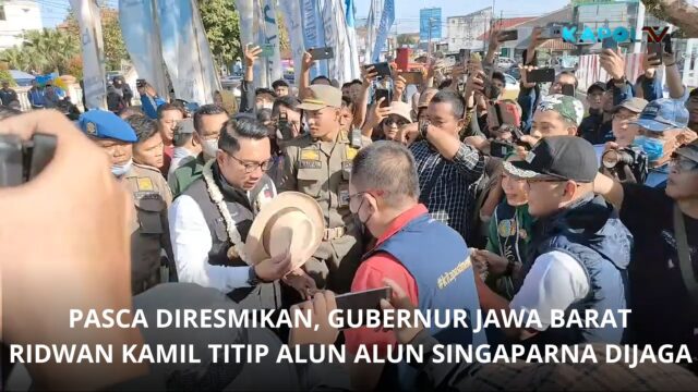 Ridwan Kamil Titip Alun Alun Singaparna Dijaga