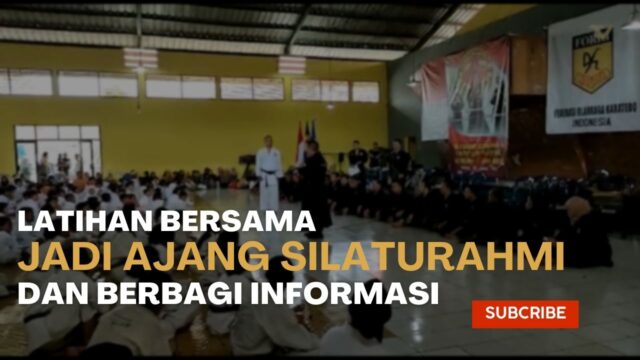 Latihan bersama jadi ajang silaturahmi dan berbagi informasi