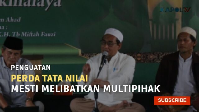 Penguatan Perda Tata Nilai Mesti Melibatkan Multipihak