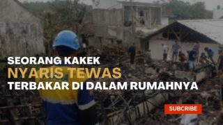 Seorang Kakek Nyaris Tewas Terbakar di Dalam Rumahnya