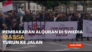 Pembakaran Alquran di Swedia, Massa Turun ke Jalan
