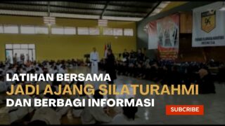 Latihan bersama jadi ajang silaturahmi dan berbagi informasi