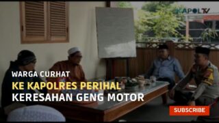 Warga Curhat Ke Kapolres Ihwal Keresahan Geng Motor
