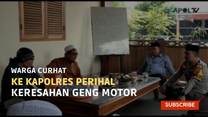 Warga Curhat Ke Kapolres Ihwal Keresahan Geng Motor