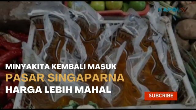 Minyakita Kembali Masuk Pasar Singaparna, Harga Lebih Mahal