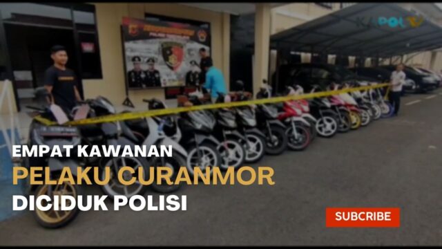 Empat Kawanan Pelaku Curanmor Diciduk Polisi