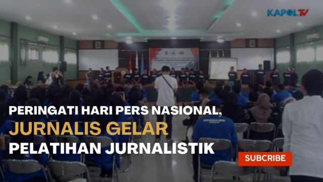 Peringati HPN, Jurnalis Gelar Pelatihan Jurnalistik