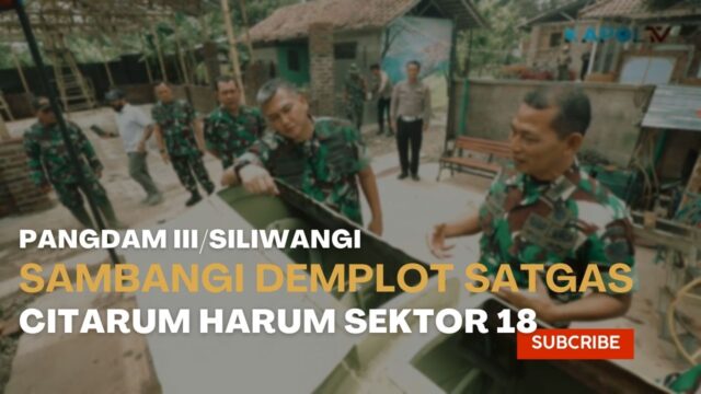 Pangdam III Siliwangi Sambangi Demplot Satgas Citarum Harum Sektor 18