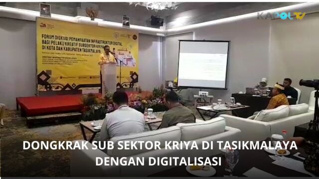 Dongkrak Sub Sektor Kriya Di Tasikmalaya Dengan Digitalisasi
