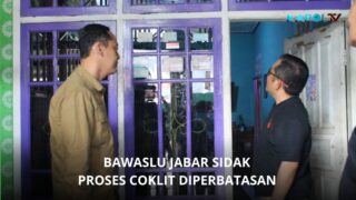 Bawaslu Jabar Sidak Proses Coklit Diperbatasan
