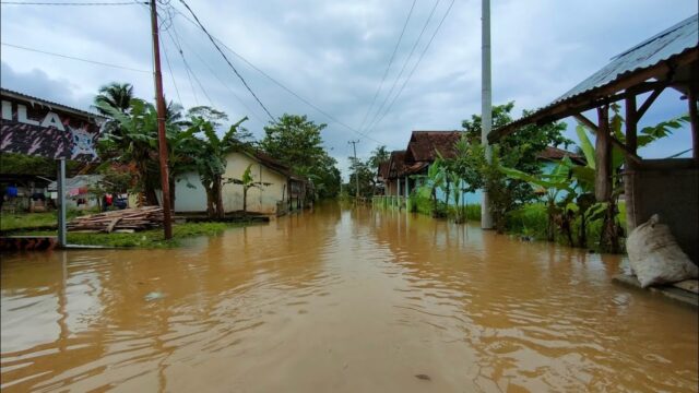Sungai Cikidang dan Citanduy Meluap Sukaresik Kebanjiran