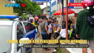 Tabrak Pejalan Kaki, Pengendara Motor Meninggal