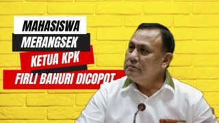 Mahasiswa Merangsek Gedung Merah Putih KPK