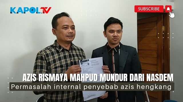 Azis Rismaya Mahpud Mundur dari Partai Nasdem