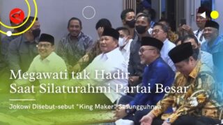 Jokowi Jadi “King Maker”, Megawati Tak Hadir Saat Silaturahmi Koalisi Besar