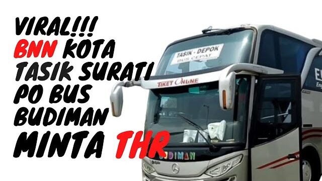 Ini Isi Surat Permohonan THR BNN Kota Tasikmalaya kepada PO Bus Budiman yang Kadung Viral