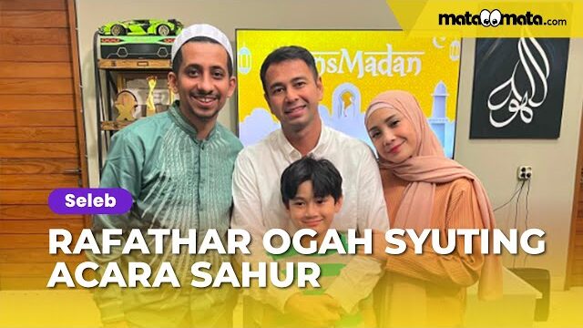 Rafathar Ogah Syuting Acara Sahur Orang Tuanya