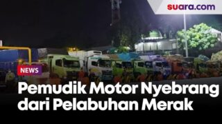 Jelang Pelarangan Melintas, Ribuan Truk dan Pemudik Motor Nyebrang dari Pelabuhan Merak