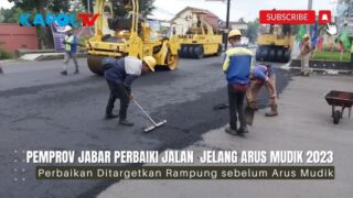 Pemprov Jabar Perbaiki Jalan Jelang Arus Mudik 2023